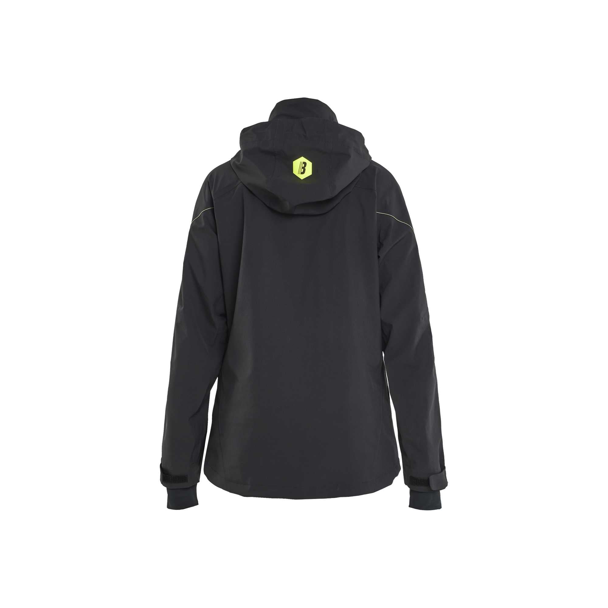 BLAKLADER 44031917 Women's Shell Jacket Stretch Hi Vis Reflective Shell Work Jacket WOMEN - Waterproof